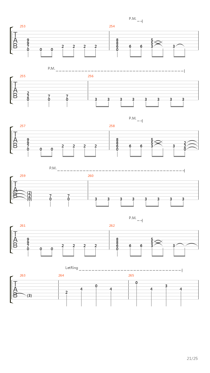 Aevum吉他谱