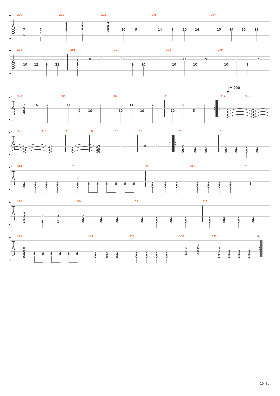 Aevum吉他谱