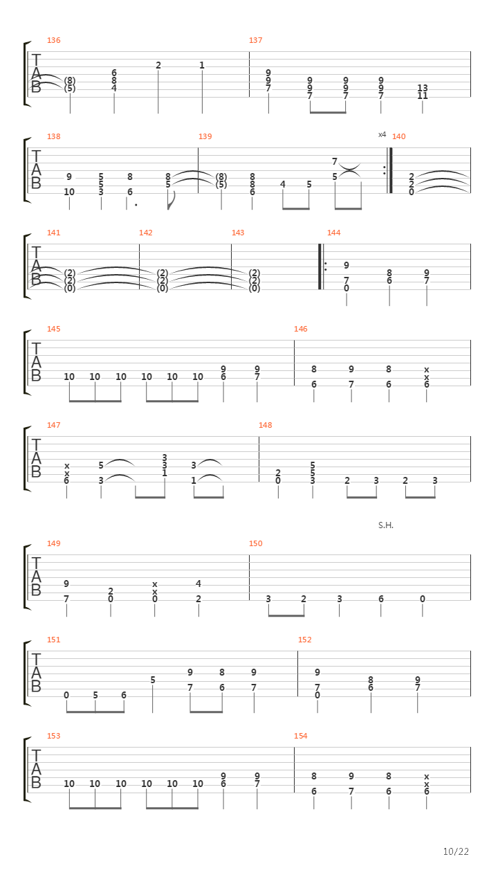 Aevum吉他谱