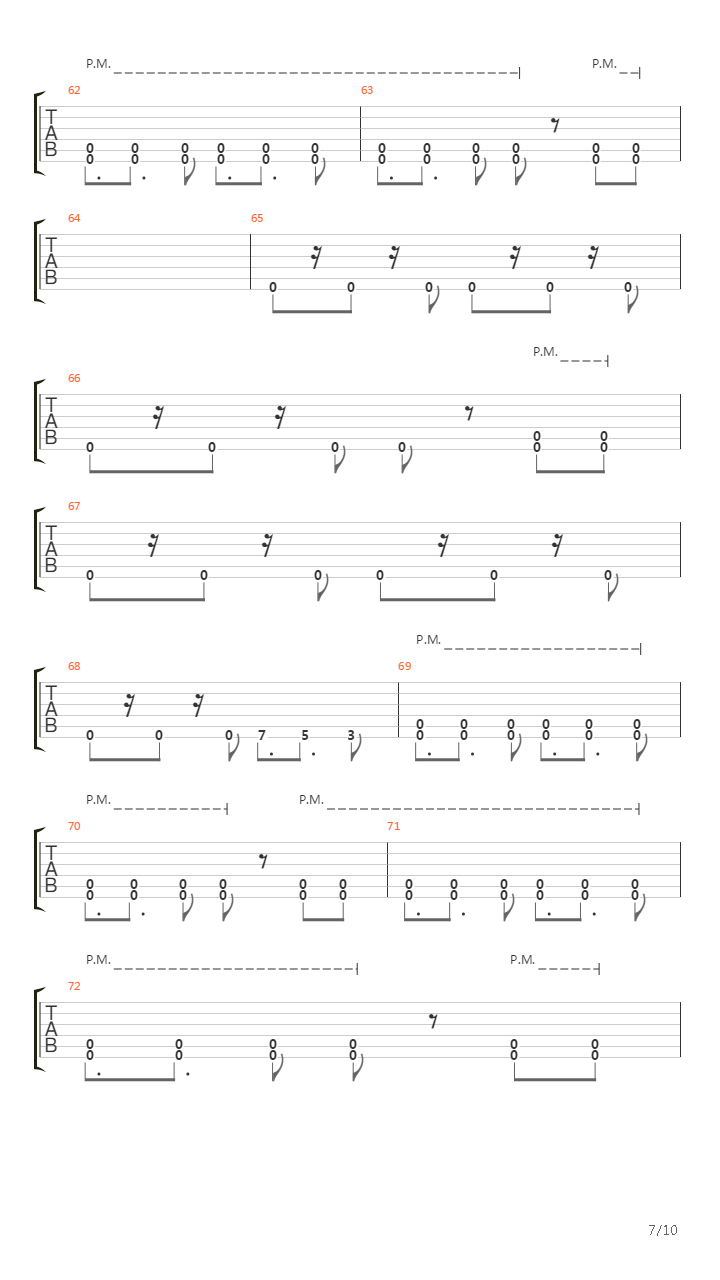 Second And Sebring吉他谱