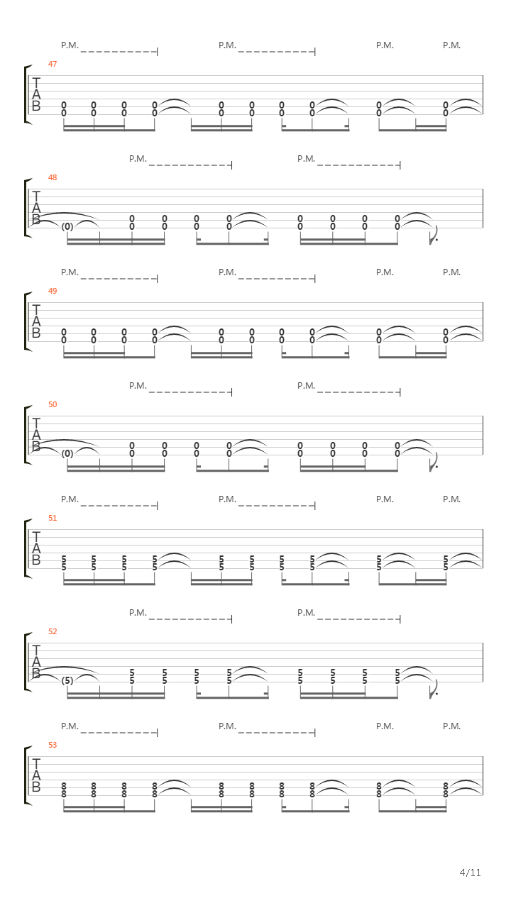 Second And Sebring吉他谱