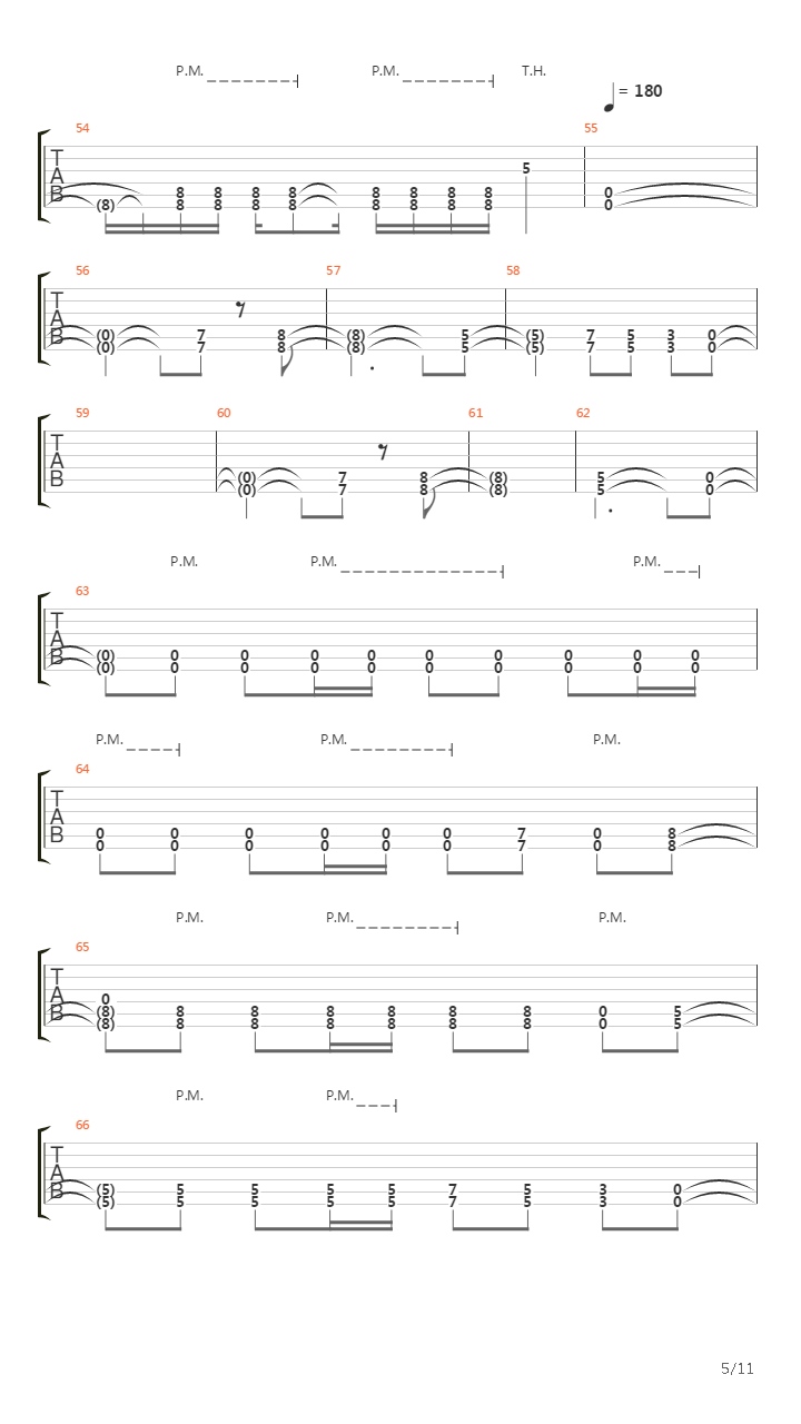 Second And Sebring吉他谱