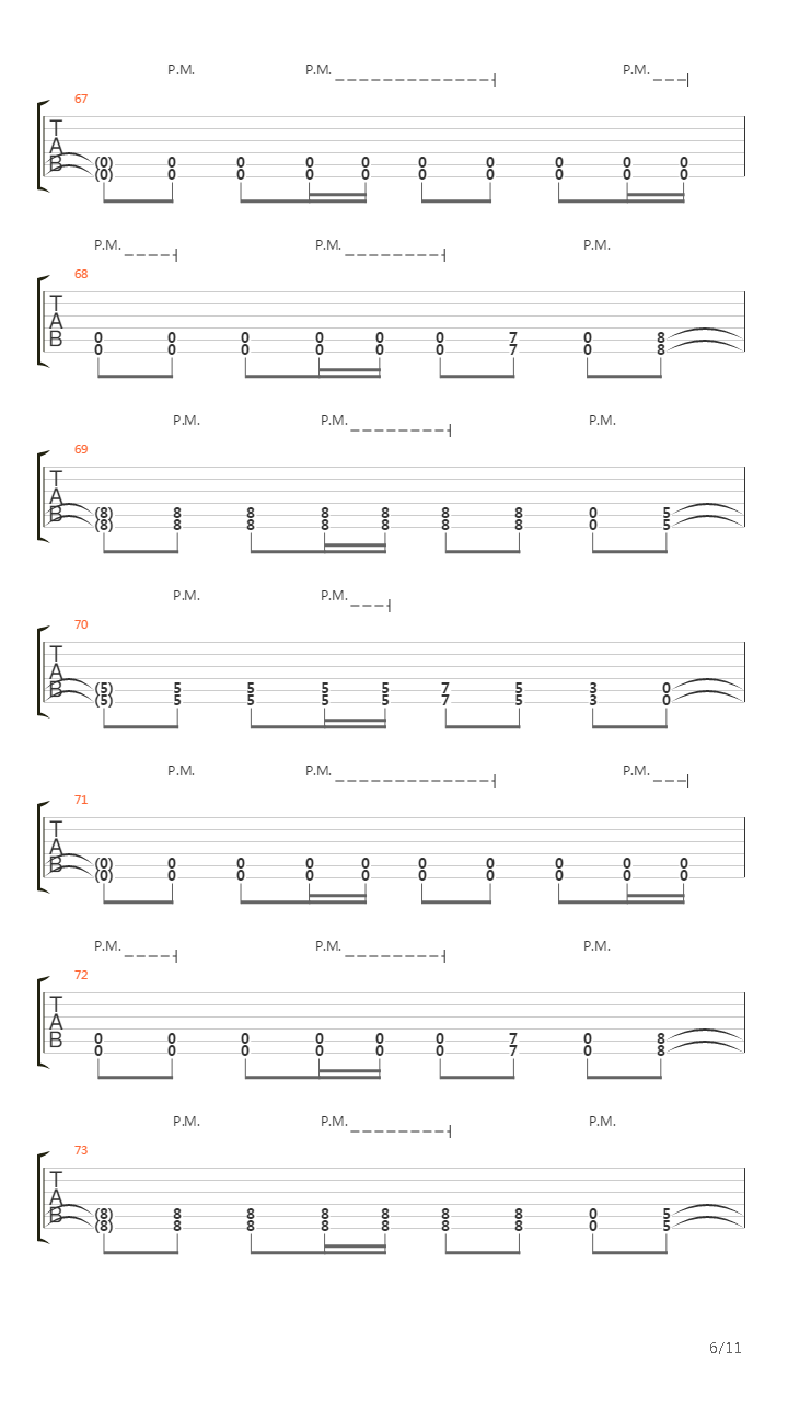 Second And Sebring吉他谱