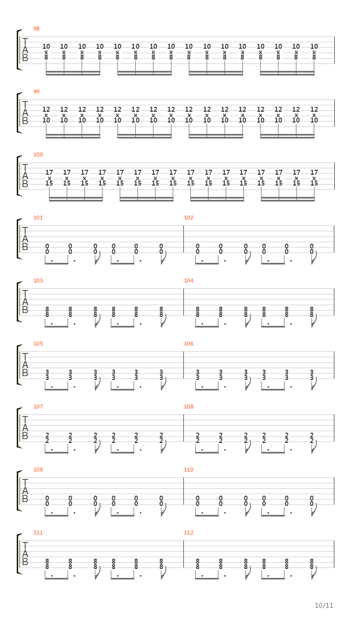 Second And Sebring吉他谱