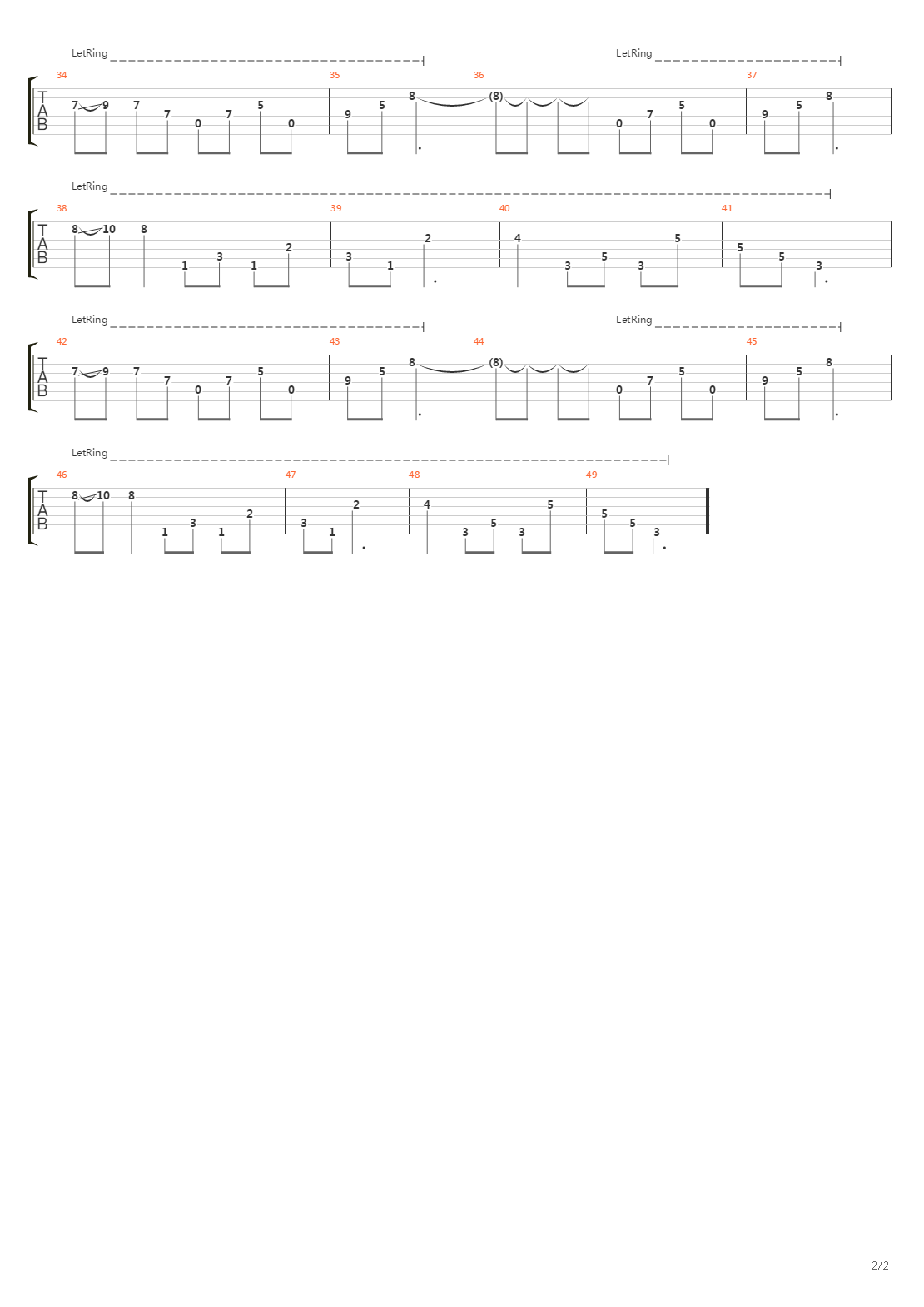 The Calm吉他谱