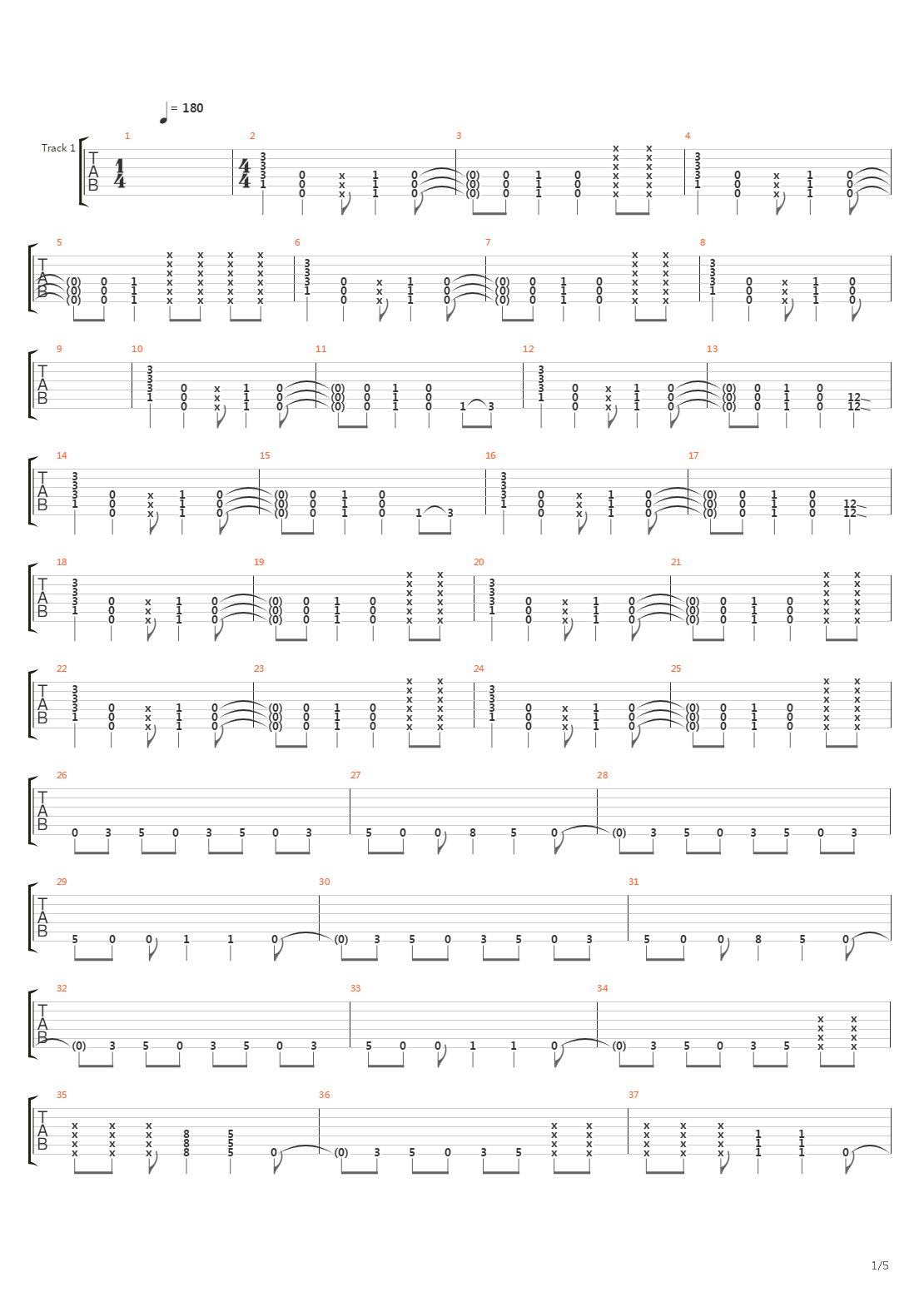 Westbound And Down吉他谱