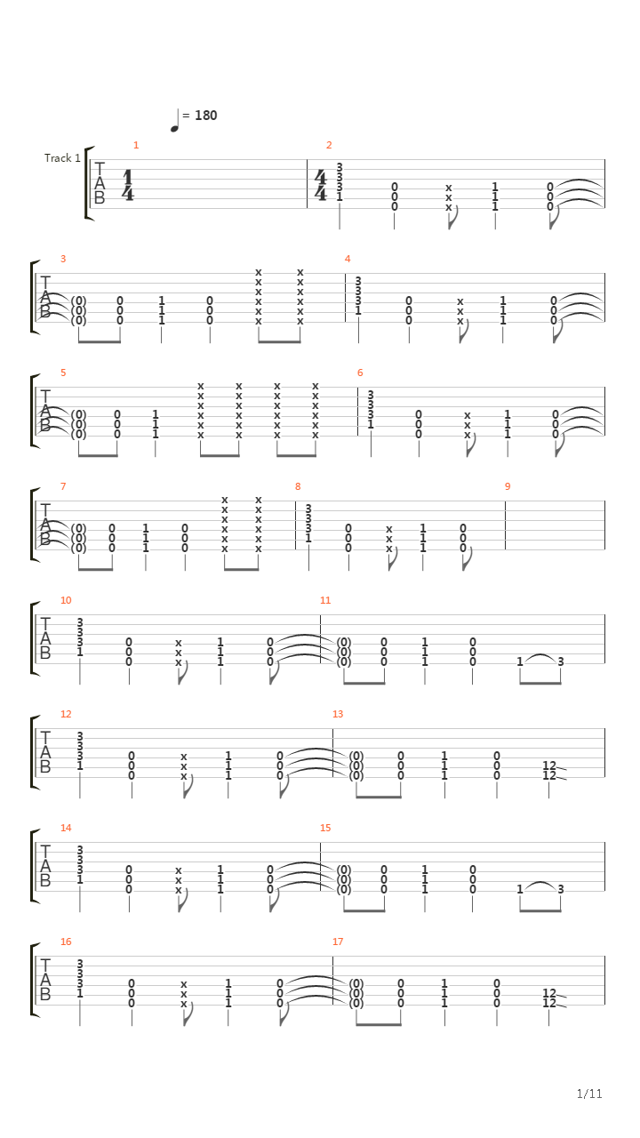 Westbound And Down吉他谱