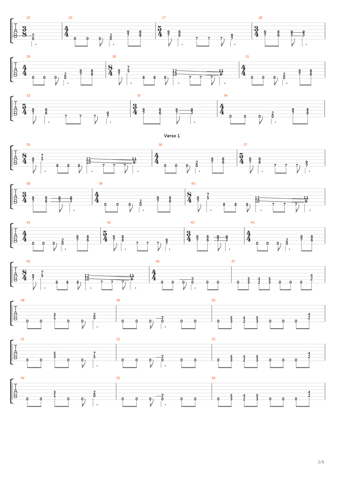 Fall Of Man吉他谱