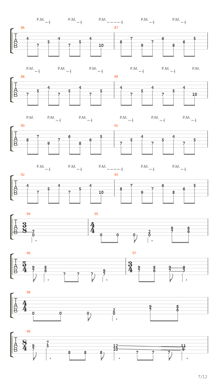 Fall Of Man吉他谱