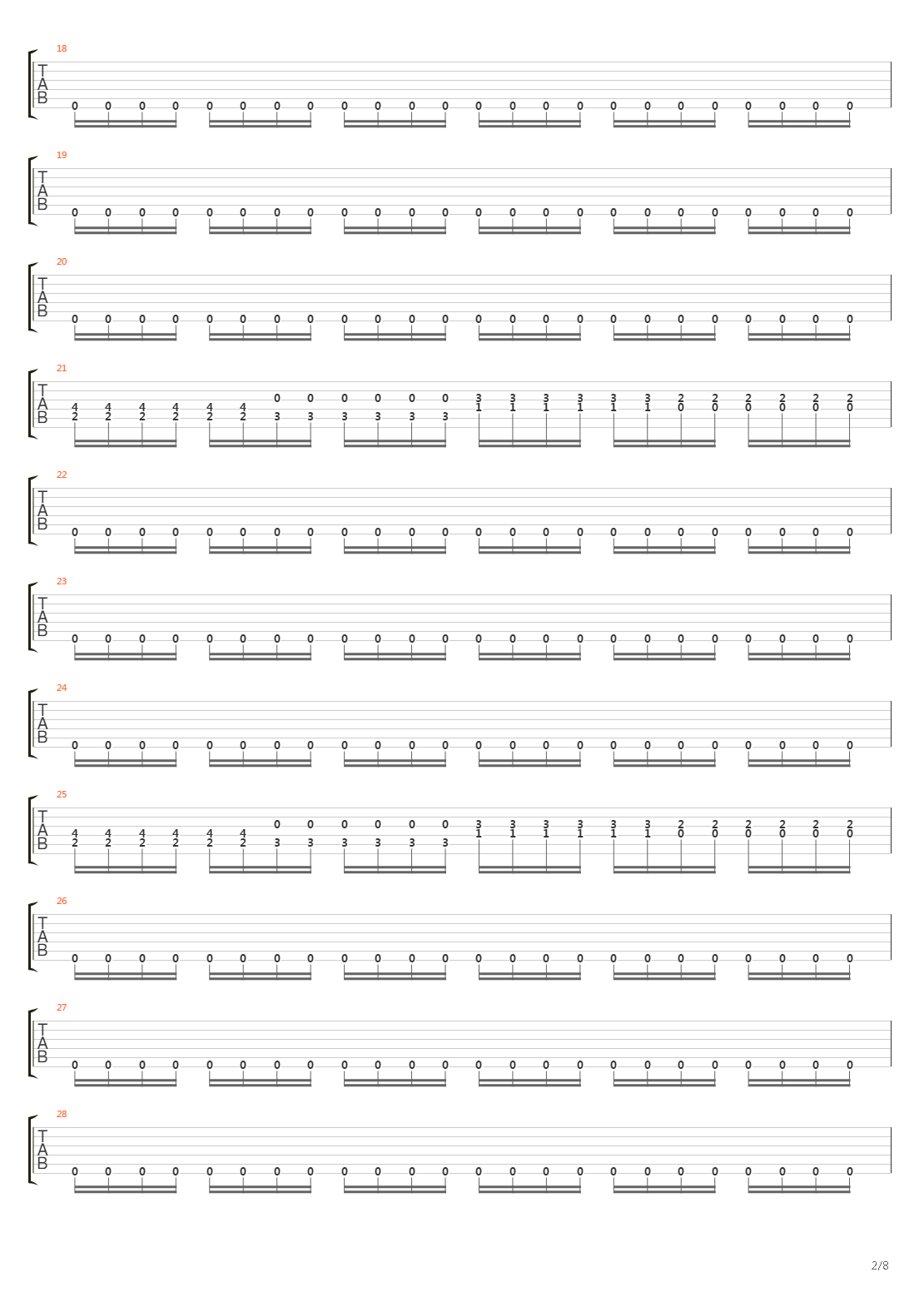 Passage To Pandemonium吉他谱