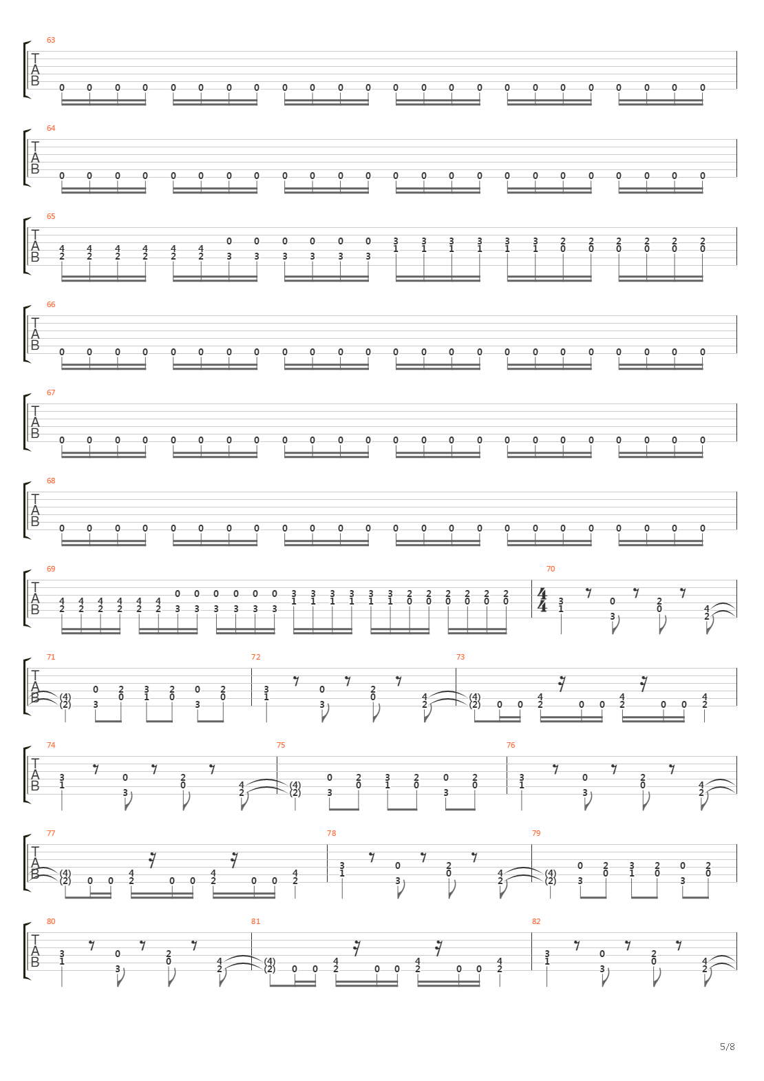 Passage To Pandemonium吉他谱