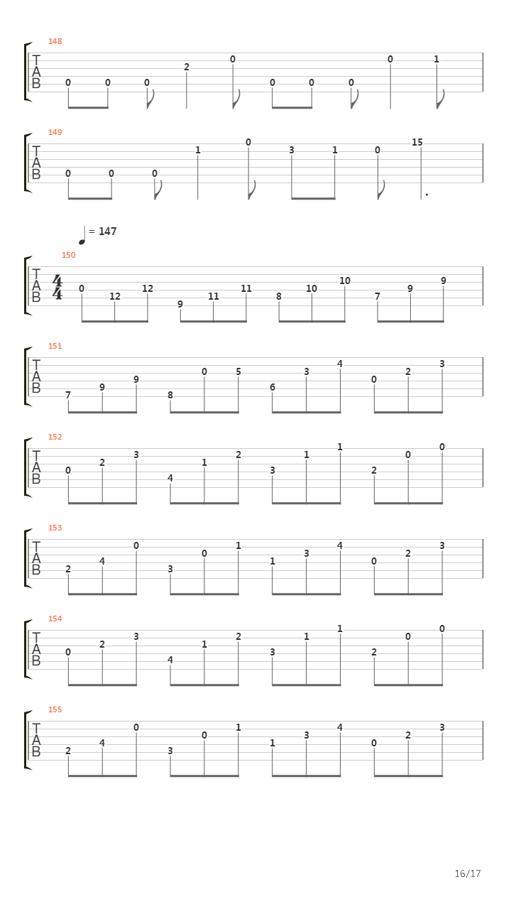 Passage To Pandemonium吉他谱