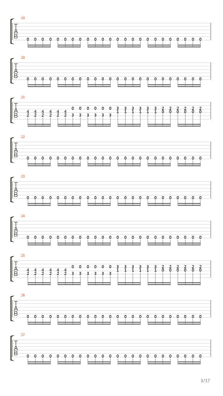 Passage To Pandemonium吉他谱