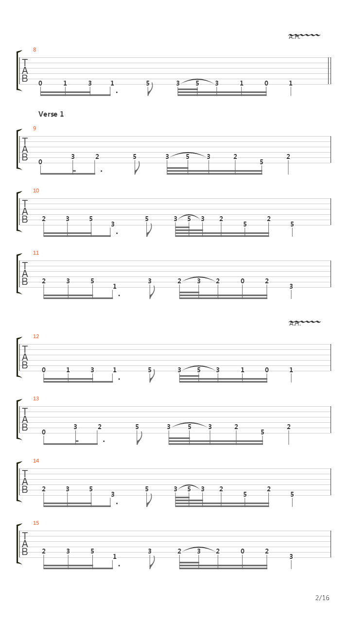 Birth Of The Three吉他谱