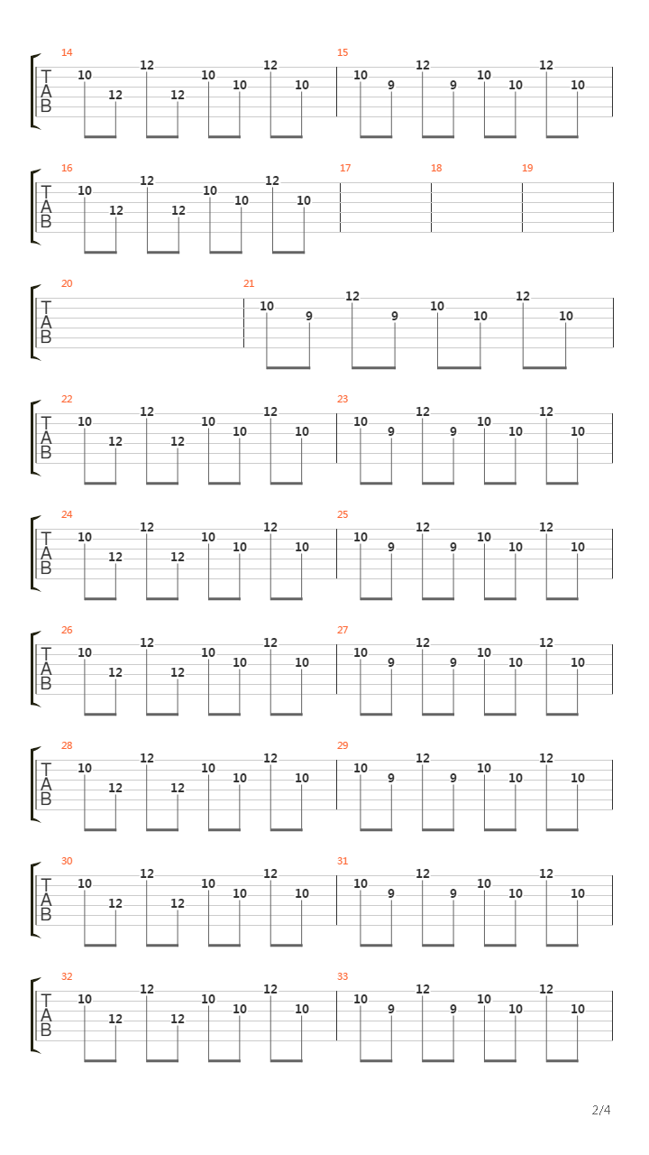 Ashes吉他谱