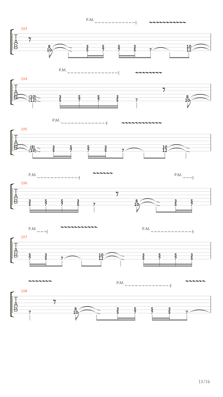 Beyond The Pale吉他谱