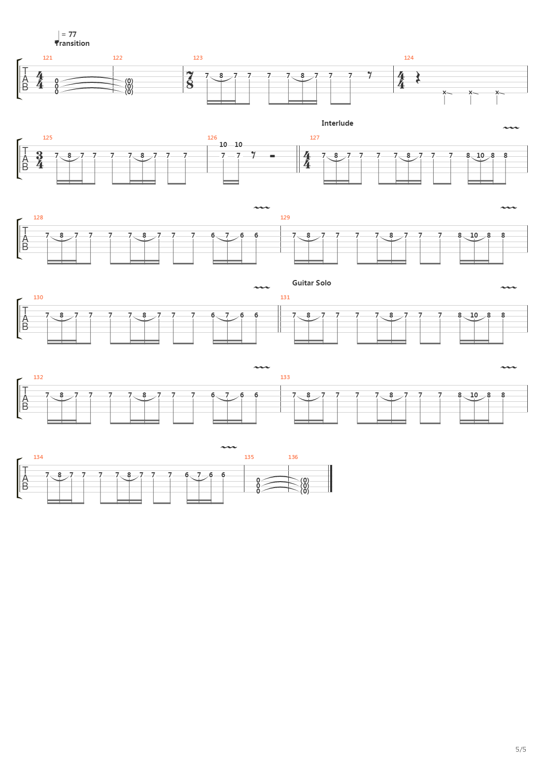 Black Hills吉他谱