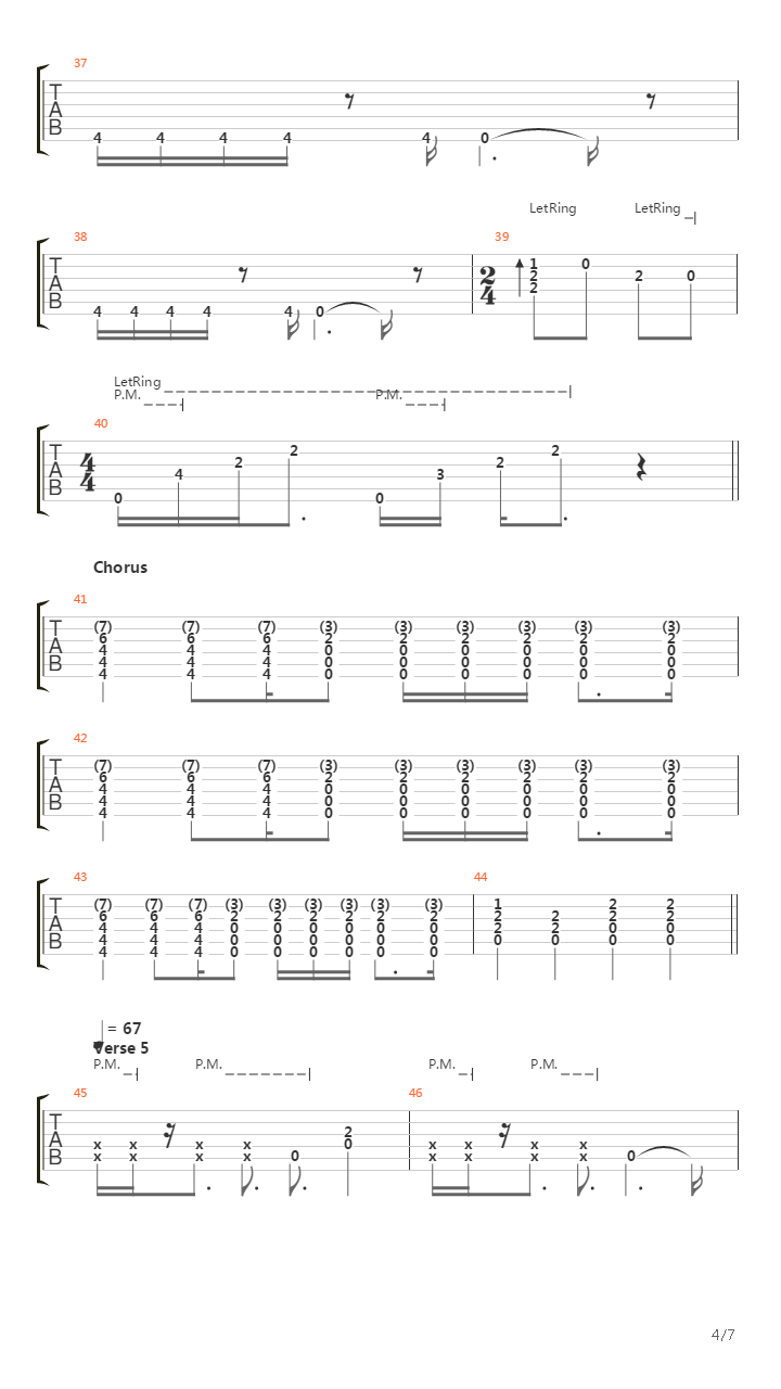 Ending Theme吉他谱