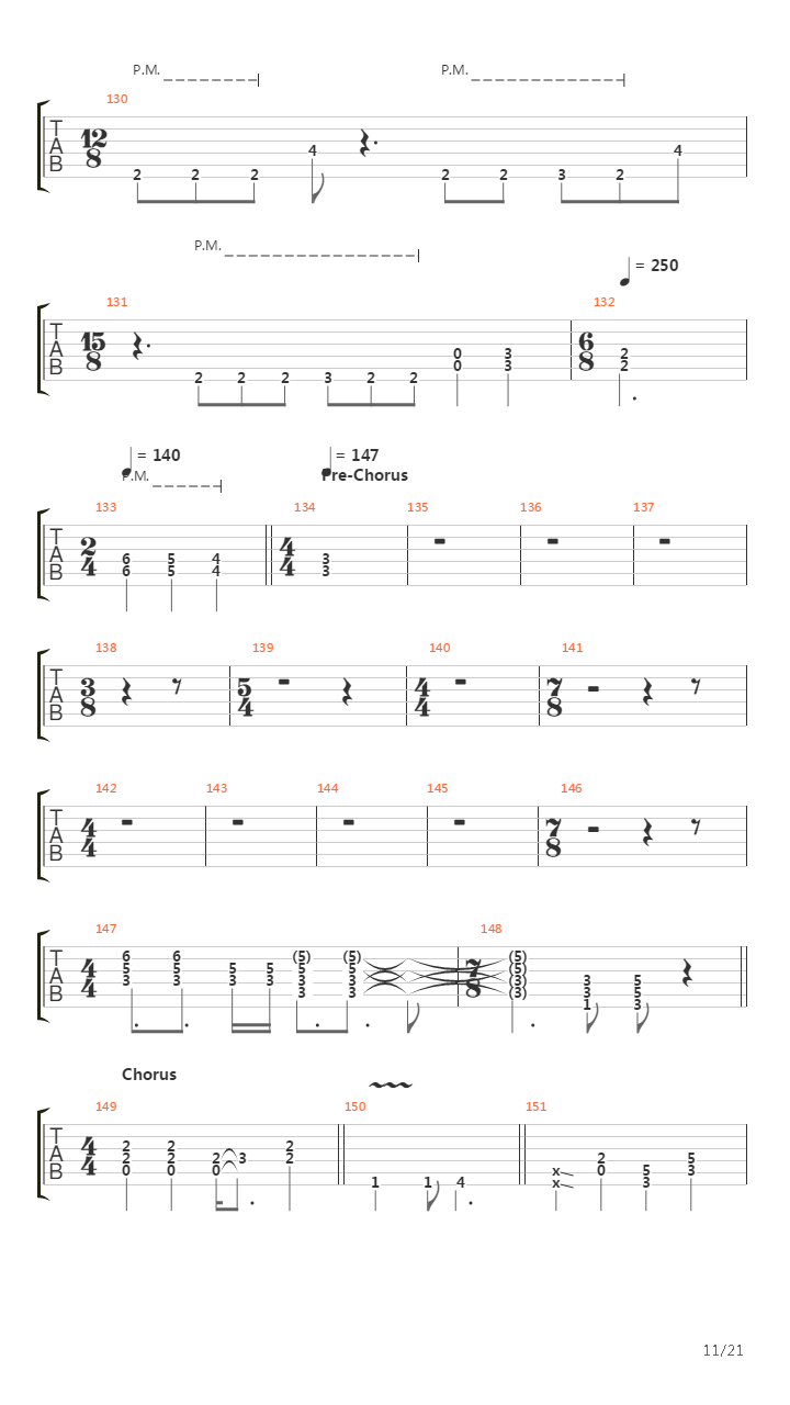 People Passing By吉他谱