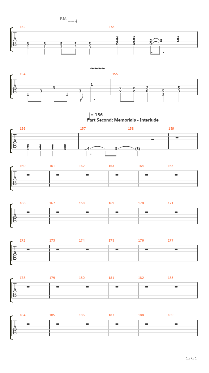 People Passing By吉他谱