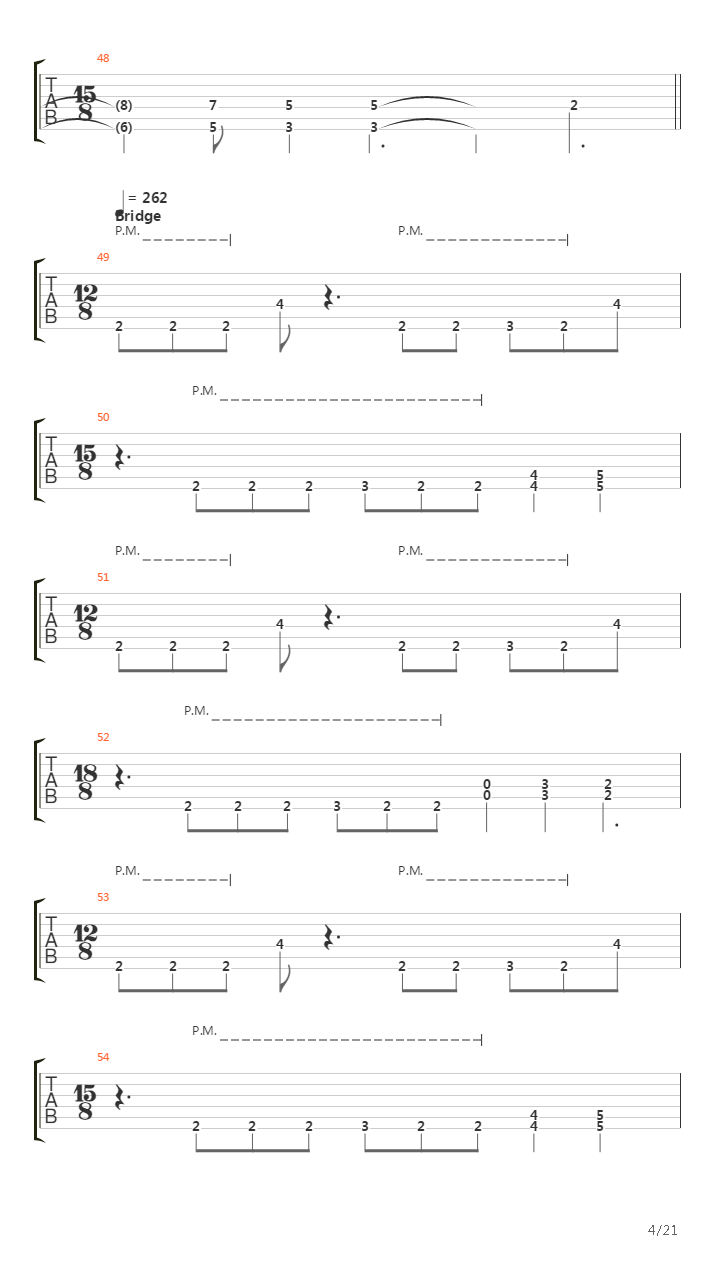 People Passing By吉他谱