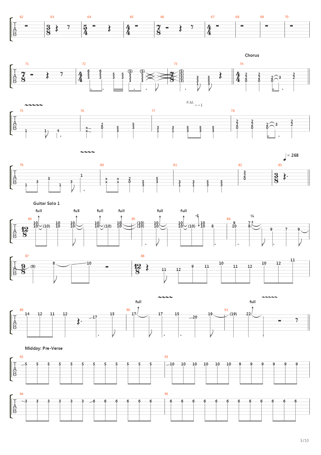 People Passing By吉他谱