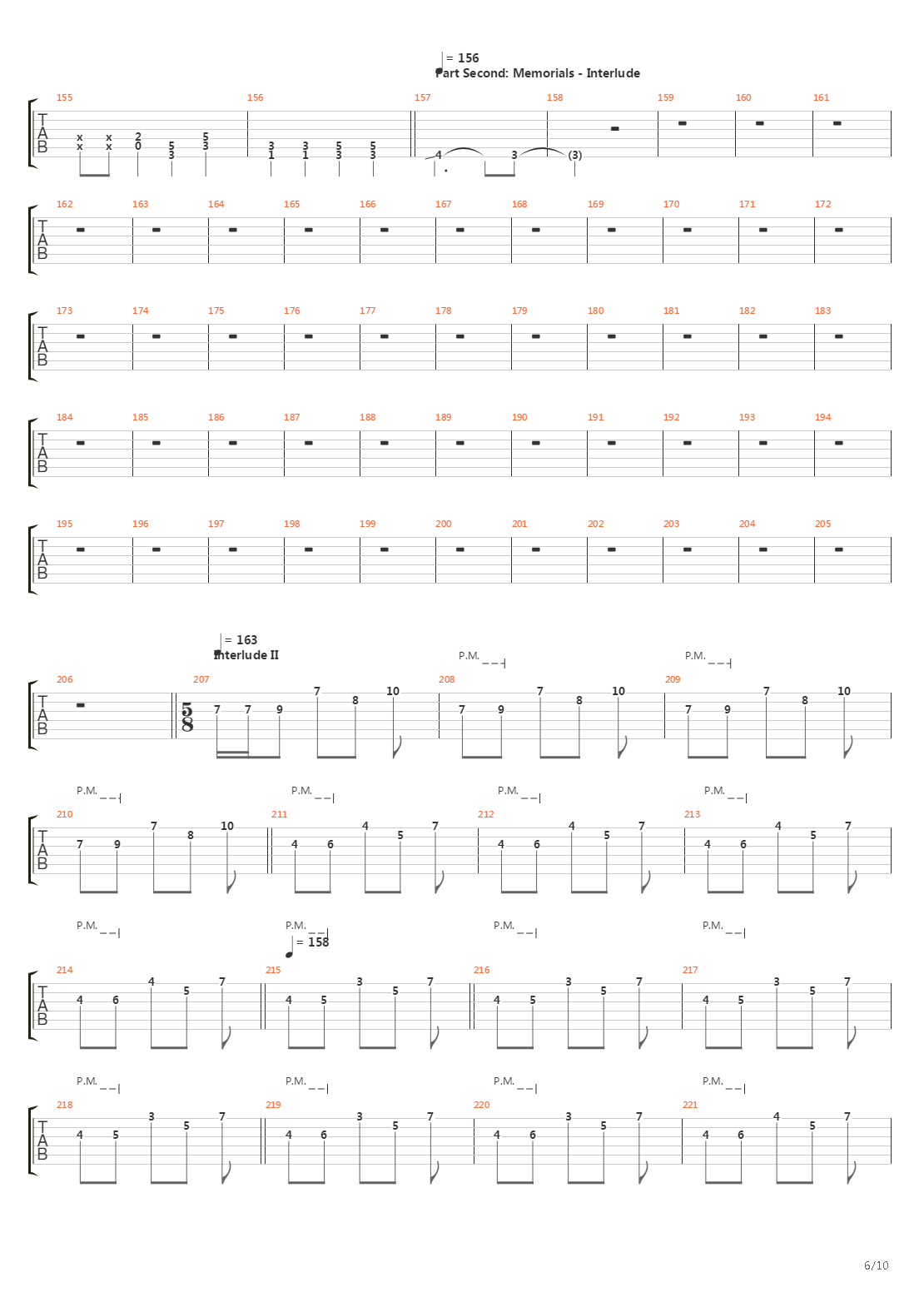 People Passing By吉他谱