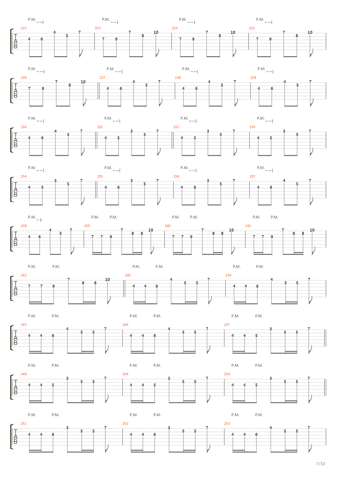 People Passing By吉他谱