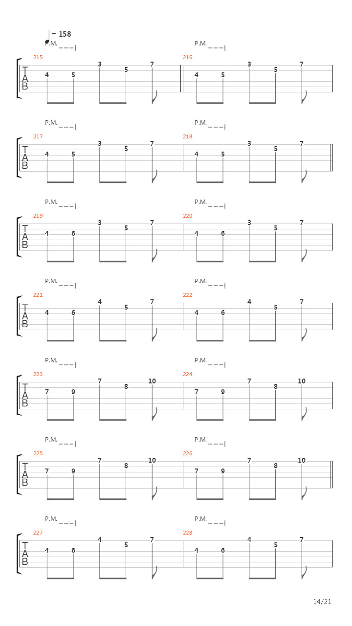 People Passing By吉他谱