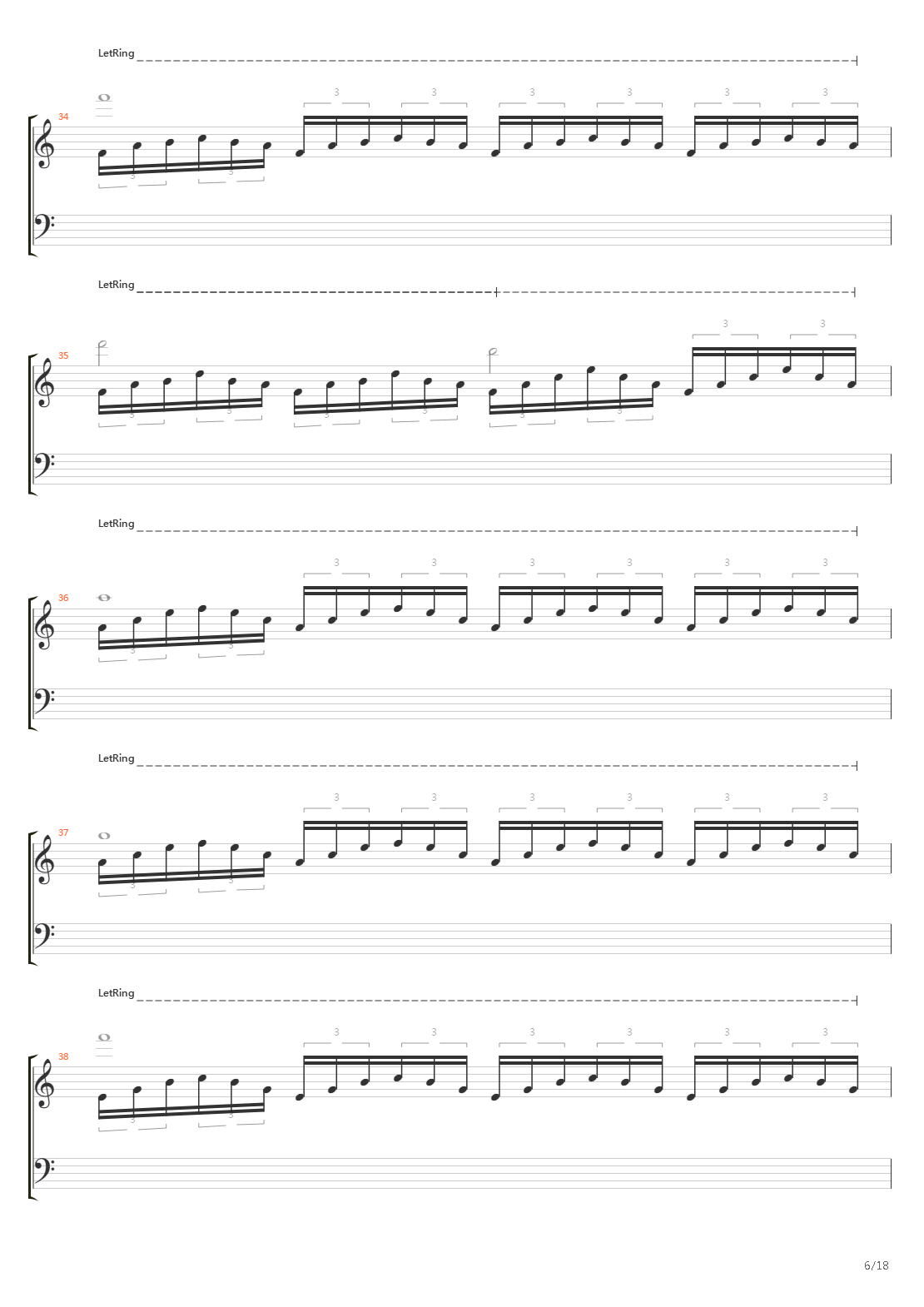 Pluvius Aestivus吉他谱