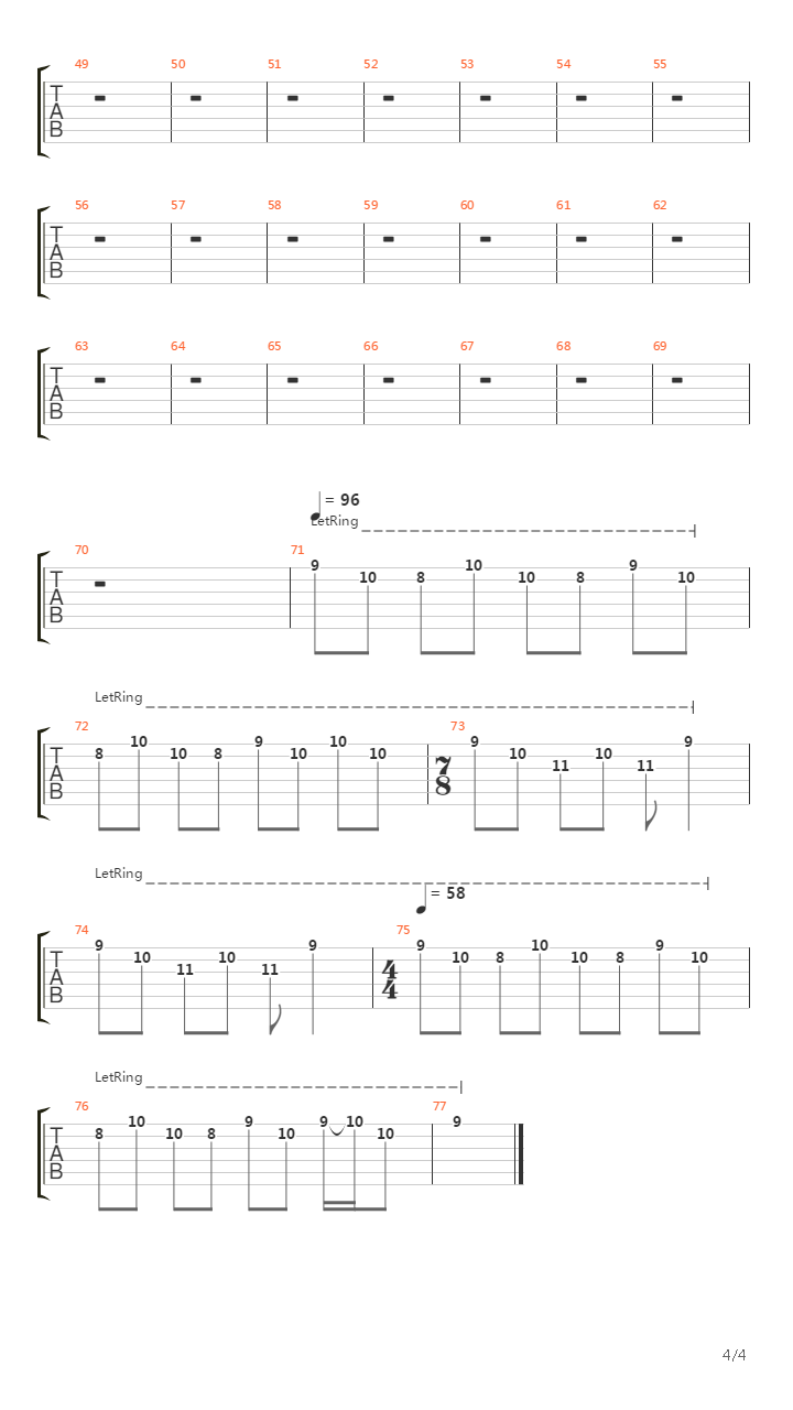 Song For The Innocent吉他谱