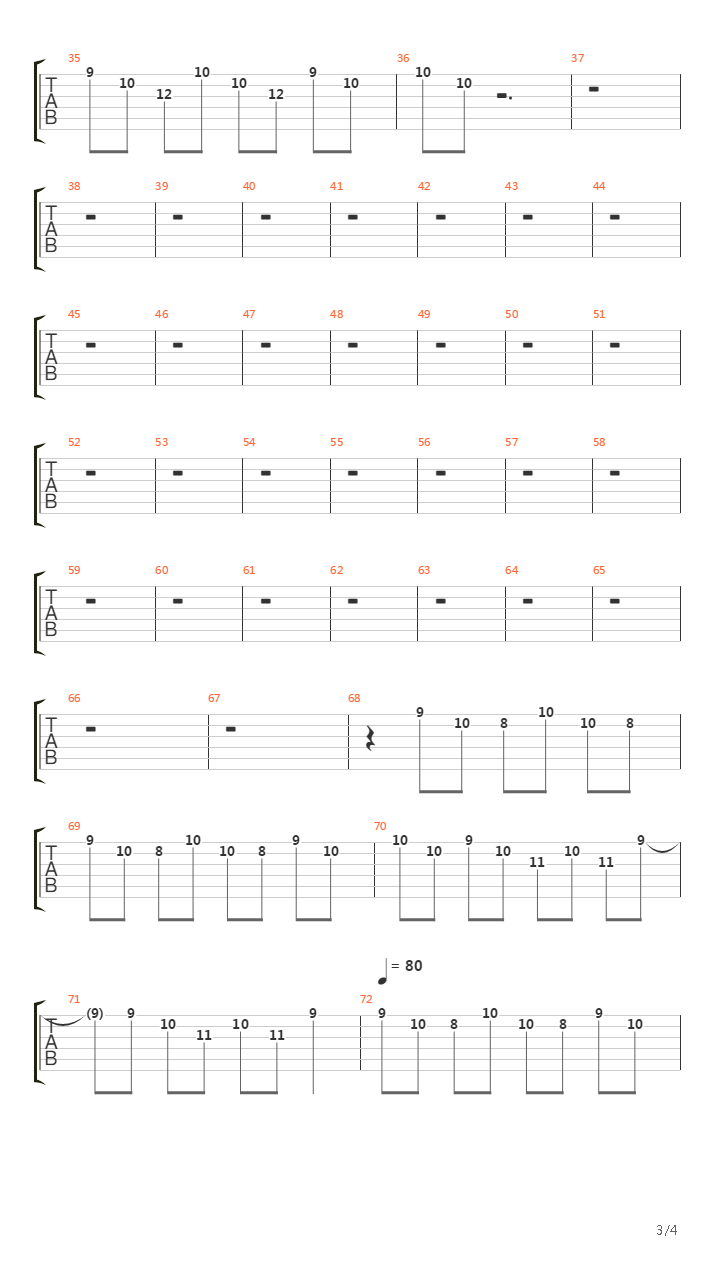 Song For The Innocent吉他谱