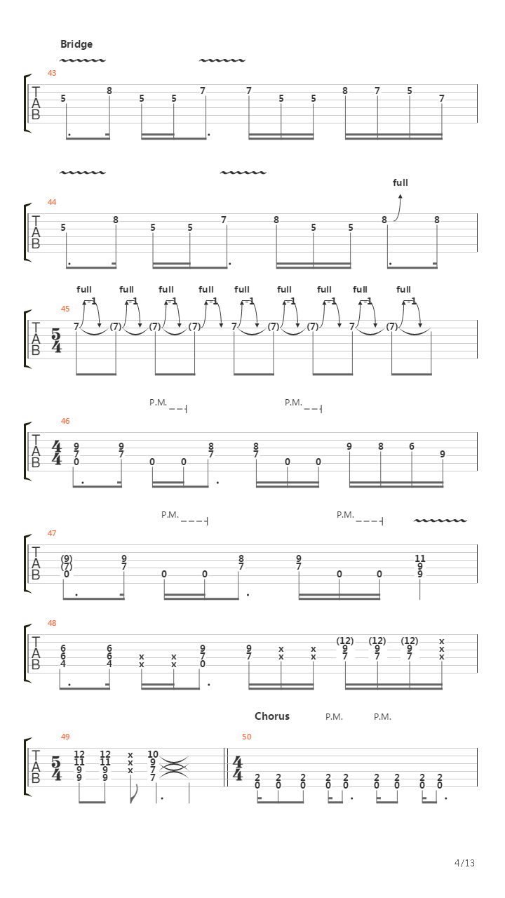 Winning A War吉他谱