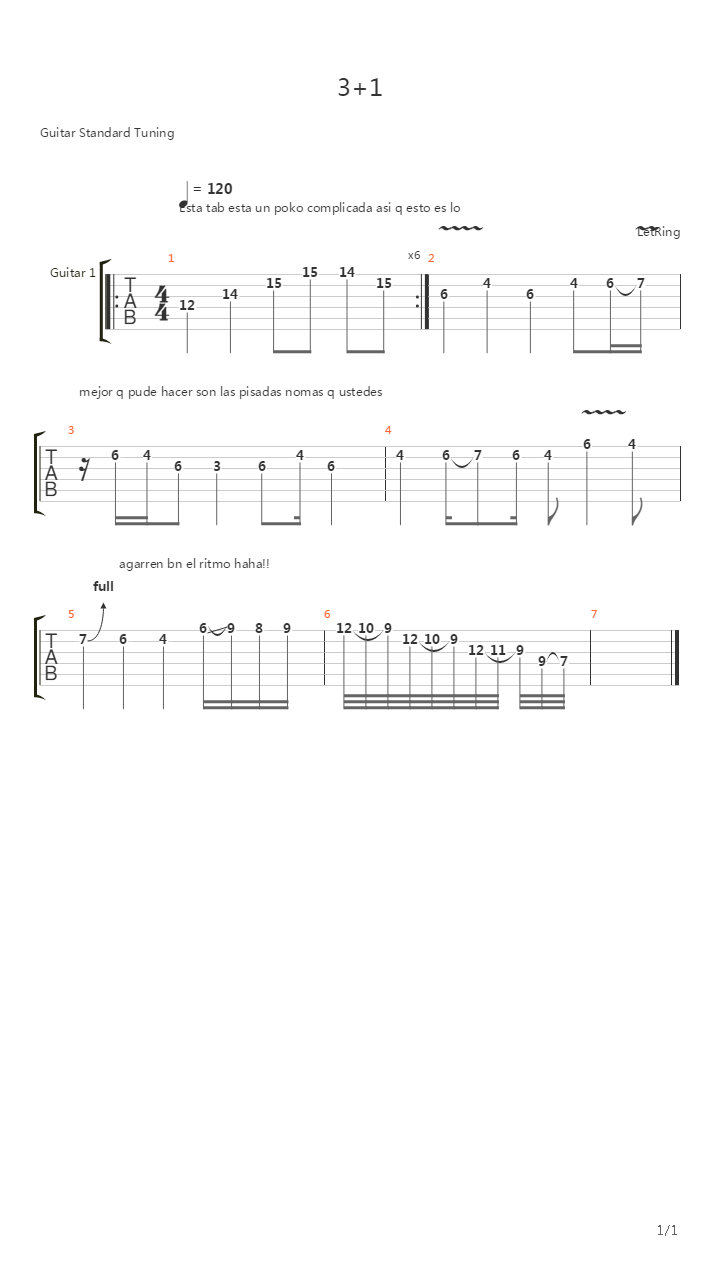 31吉他谱