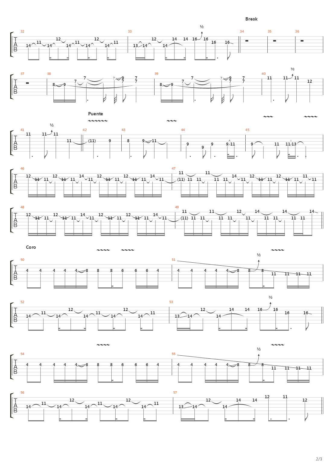 Adheridos Separados吉他谱