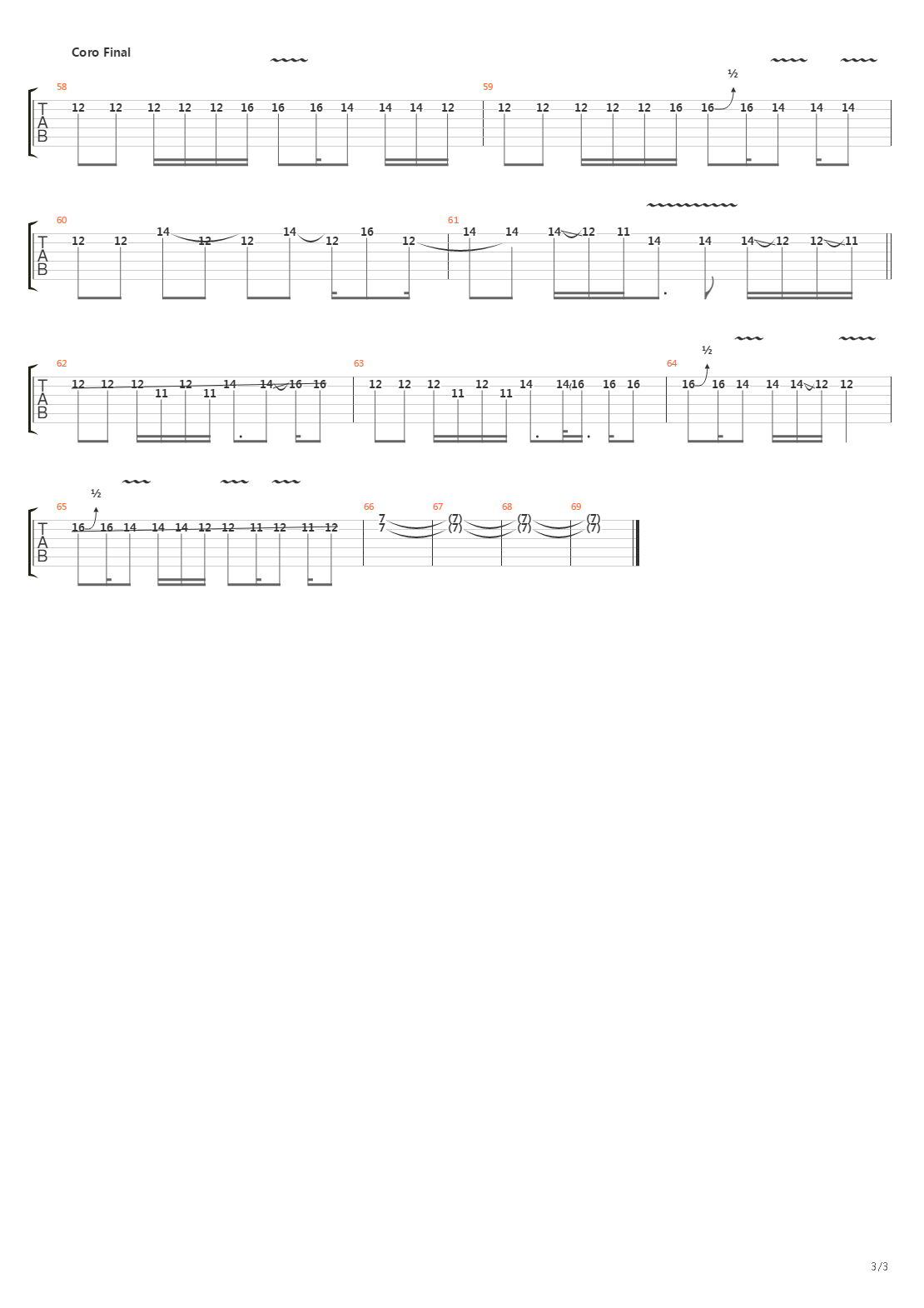 Adheridos Separados吉他谱