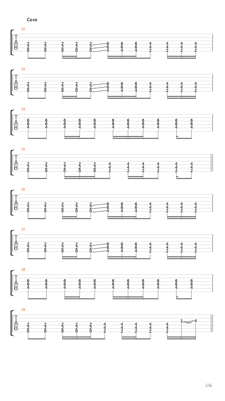 Adheridos Separados吉他谱