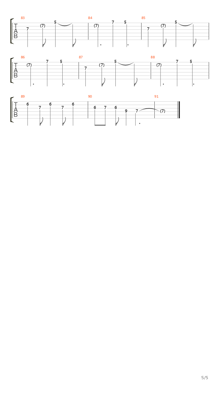 Espiritu Pionero吉他谱