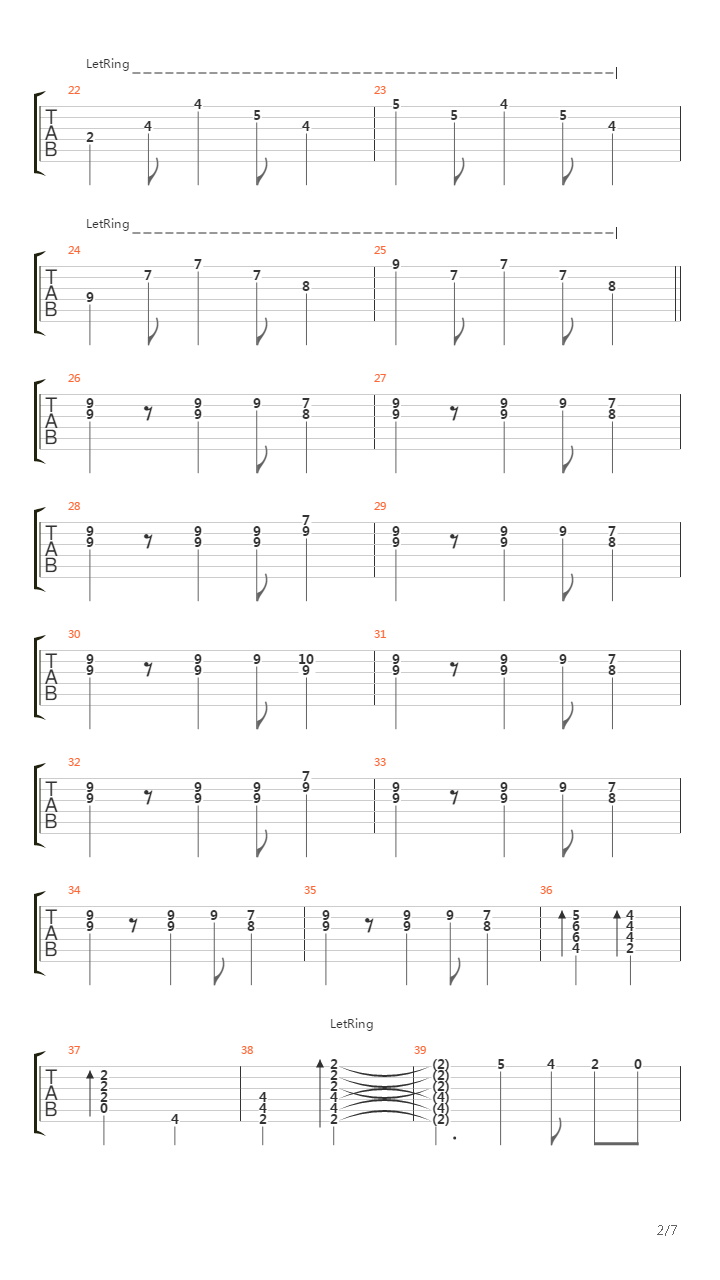 Introduccion A La Cartografia吉他谱