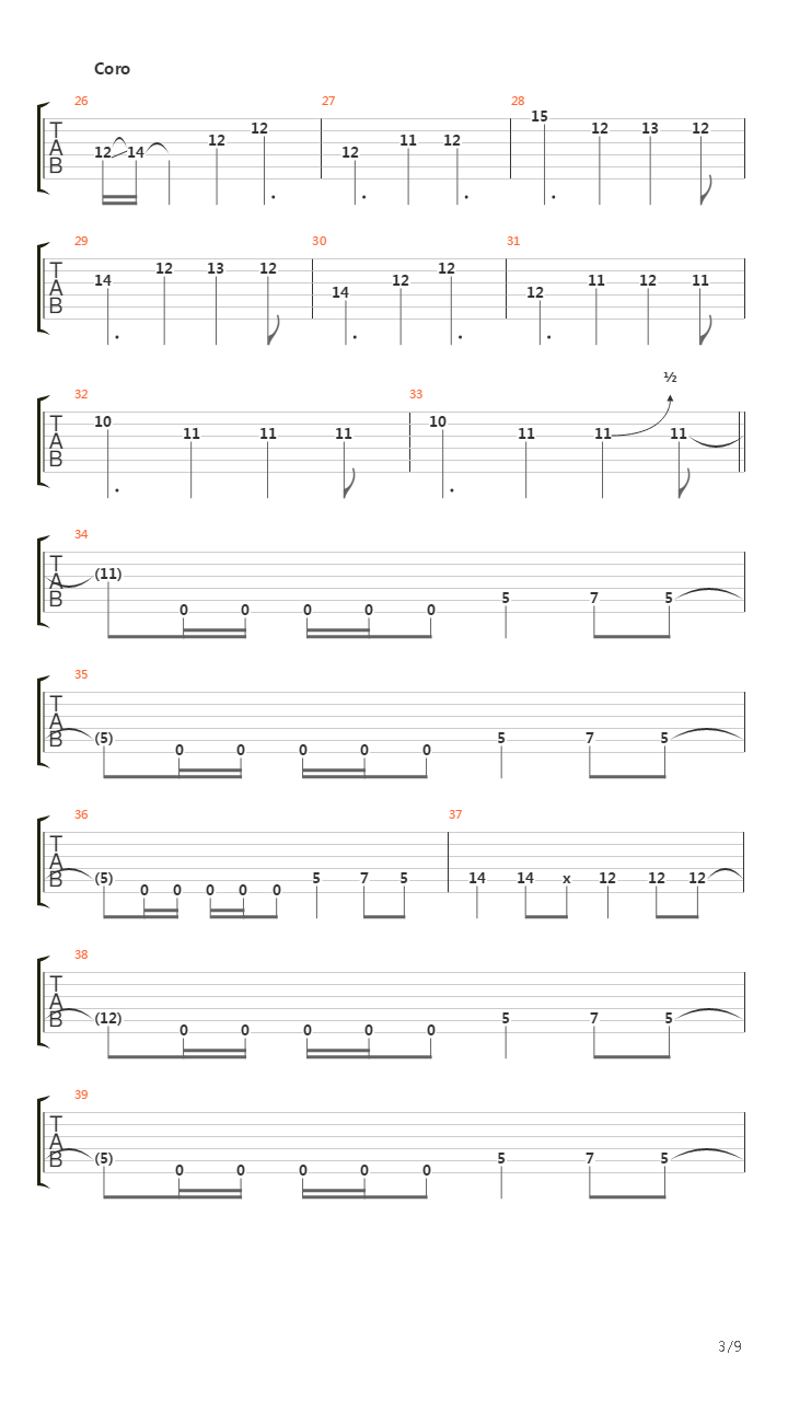 Pasar Desapercibido吉他谱