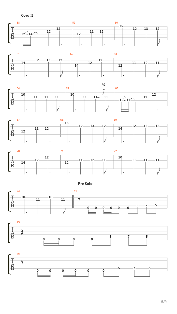 Pasar Desapercibido吉他谱