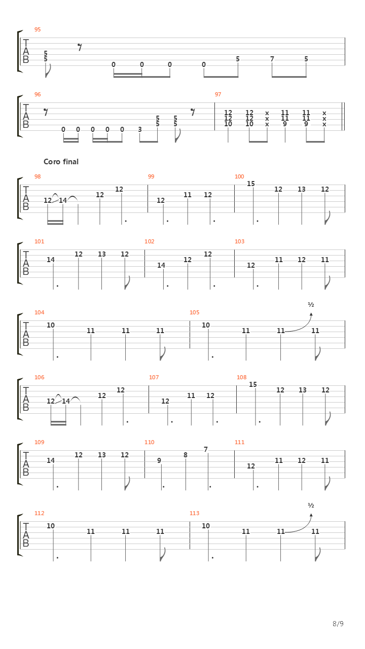 Pasar Desapercibido吉他谱