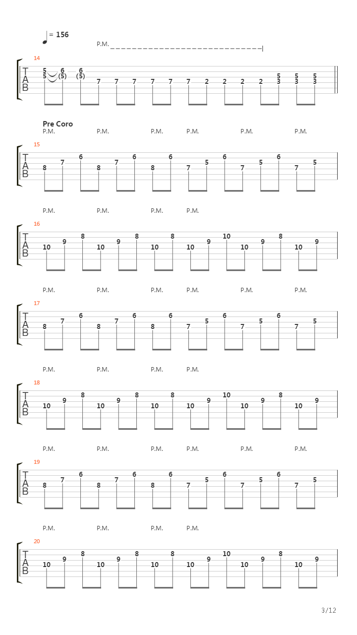 Solo A Terceros吉他谱
