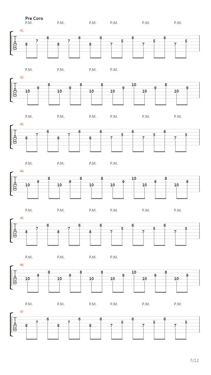 Solo A Terceros吉他谱