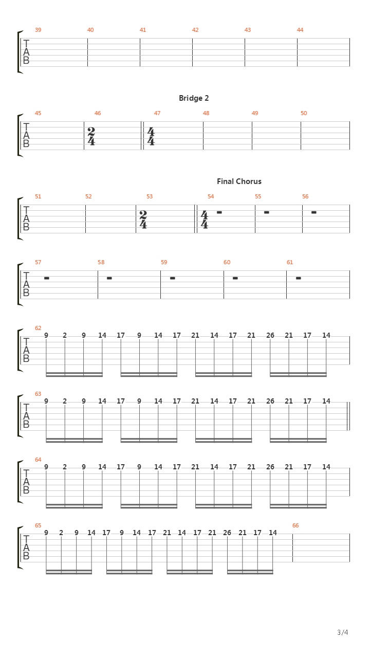 The Calendar吉他谱