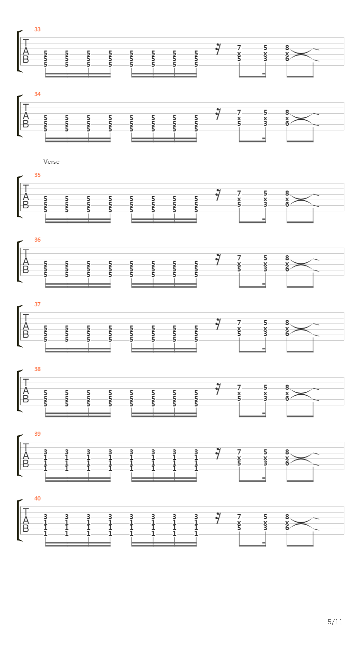 Binge吉他谱