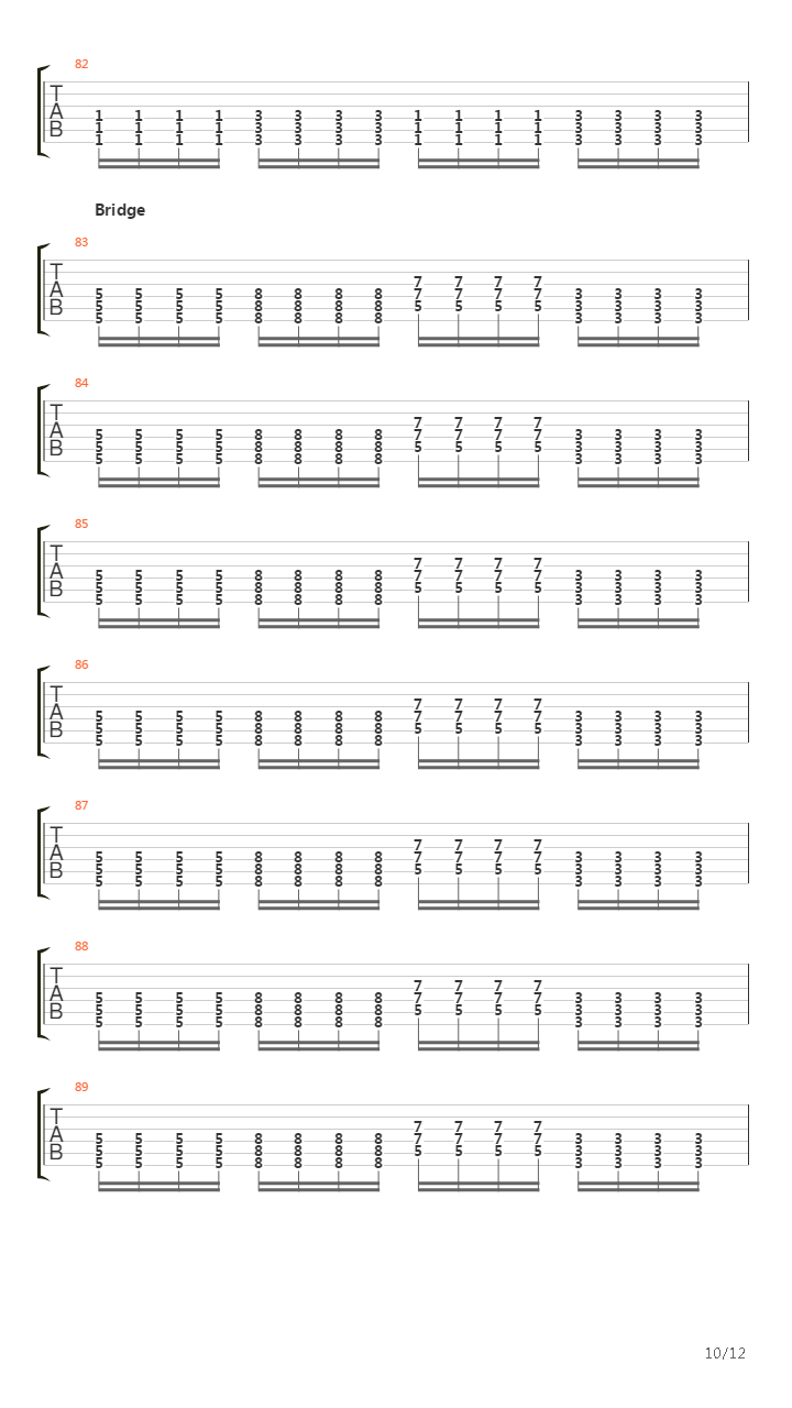 Binge吉他谱