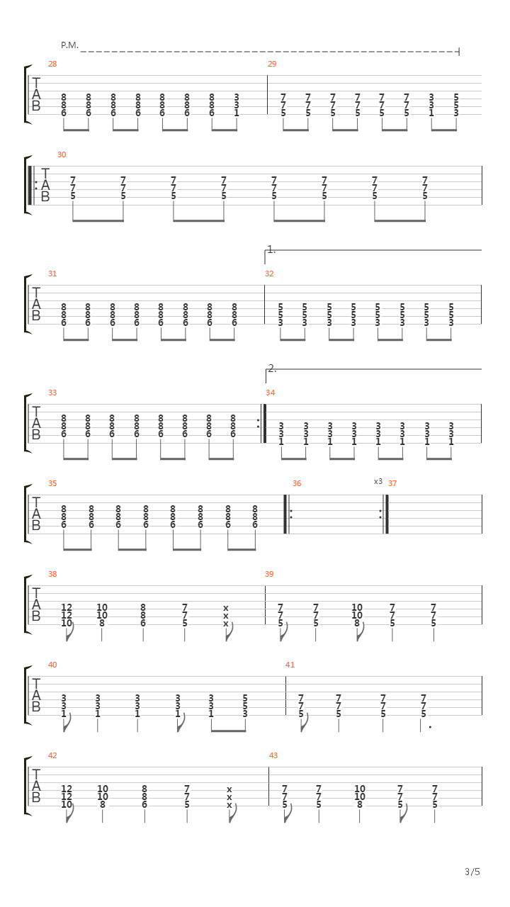 Getting Away With Murder吉他谱