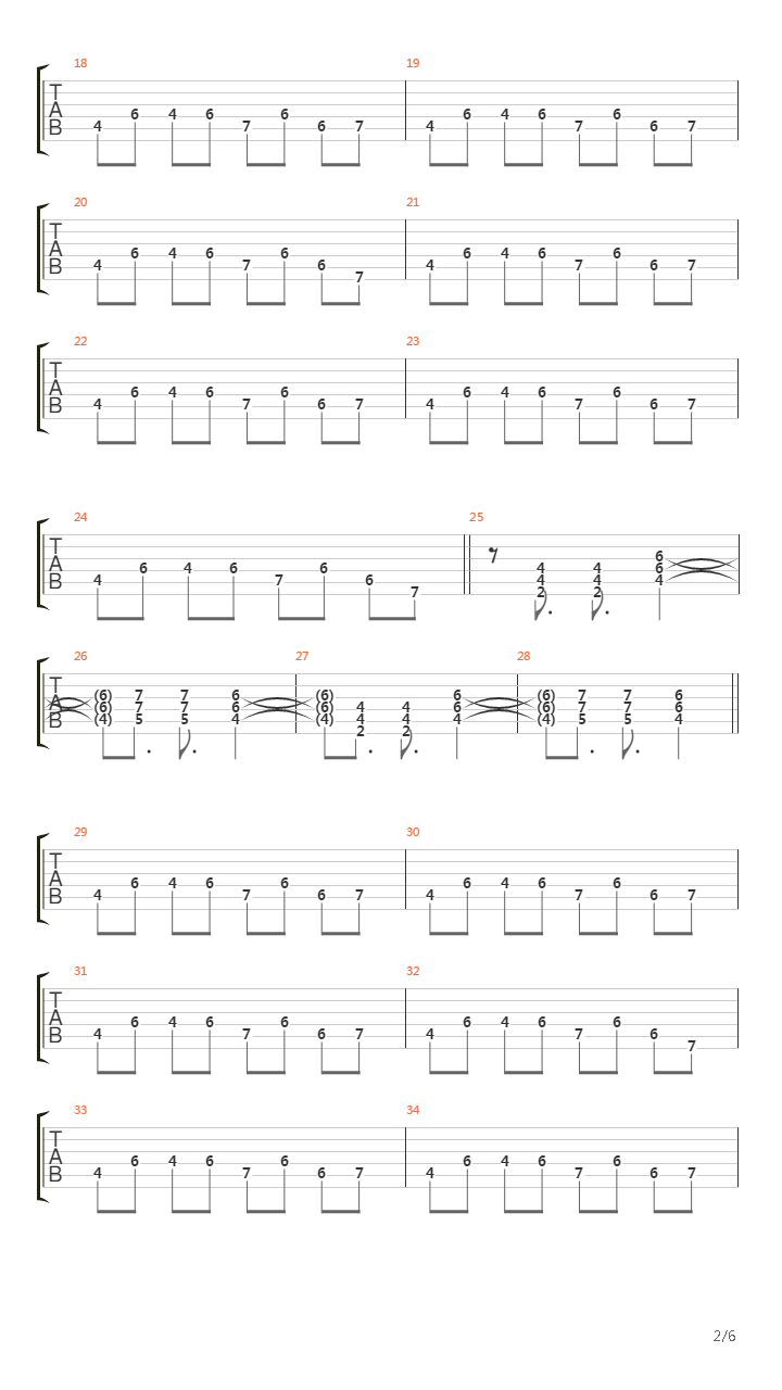 Revenge吉他谱