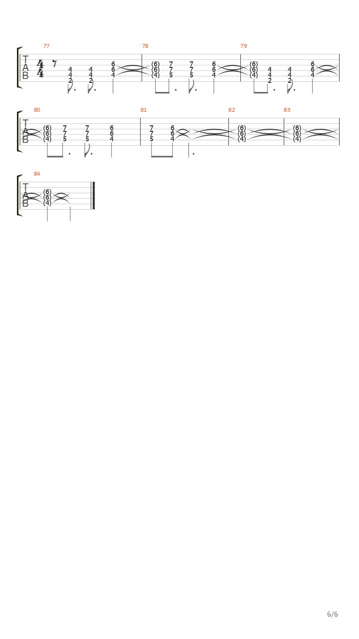 Revenge吉他谱